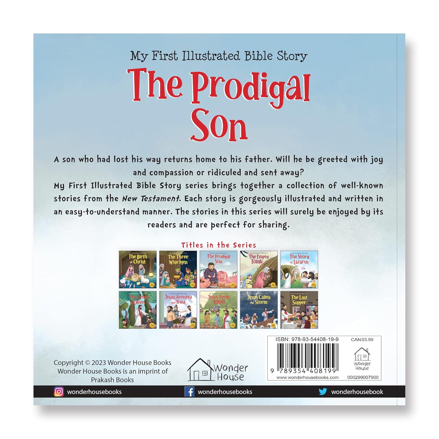 My First Illustrated Bible Story: The Prodigal Son Paperback Book