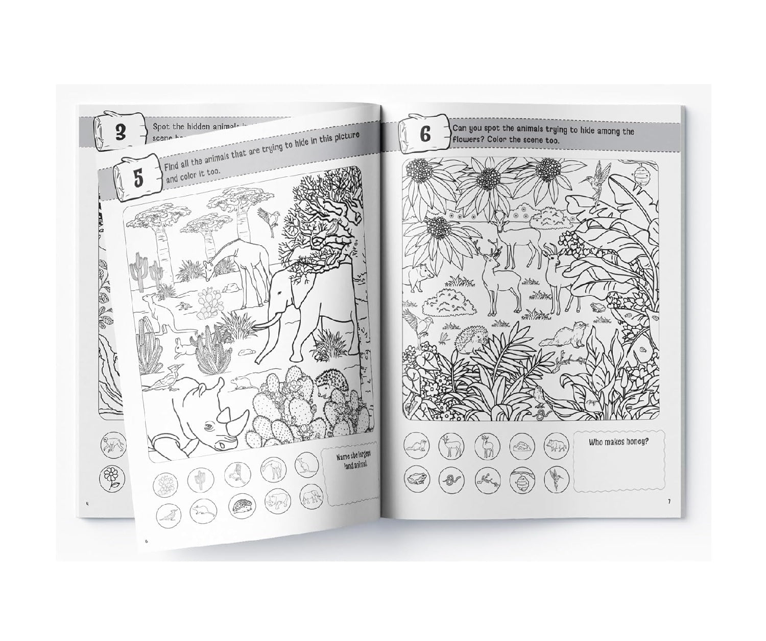 Lots to Spot : search, find and color activity book Combo (4 Books)