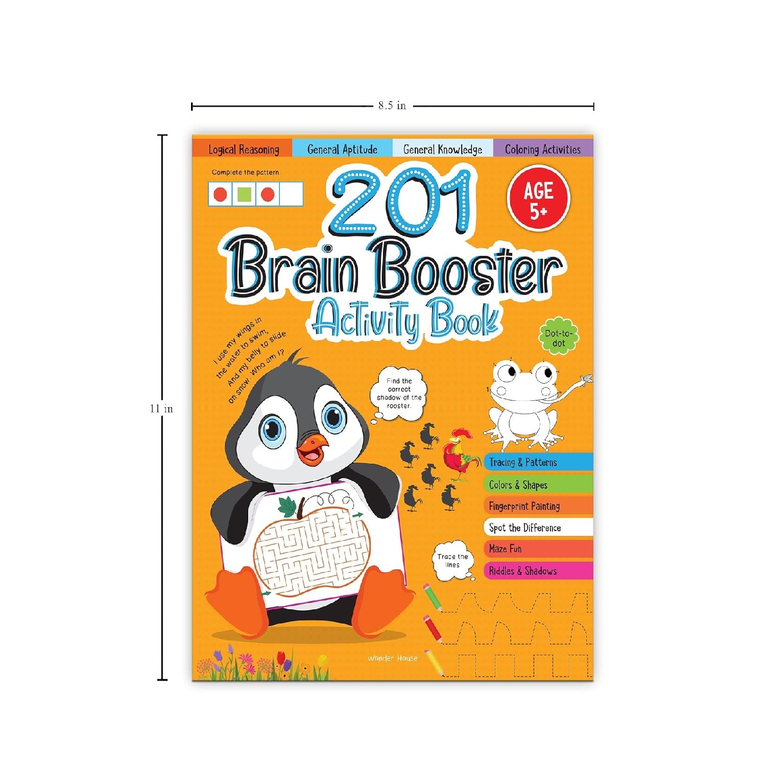 201 Brain Booster Activity Book - Fun Activities and Exercises For Children | Paperback