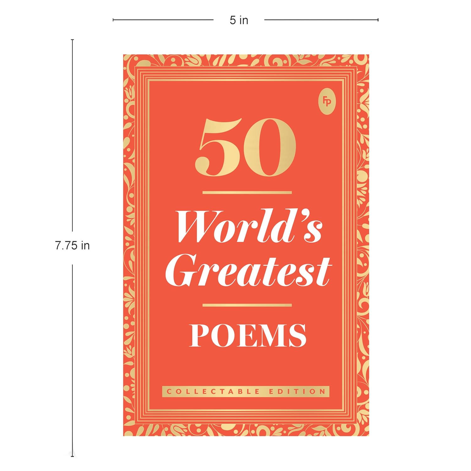 50 World’s Greatest Poems : Collectable Edition  | Paperback Book