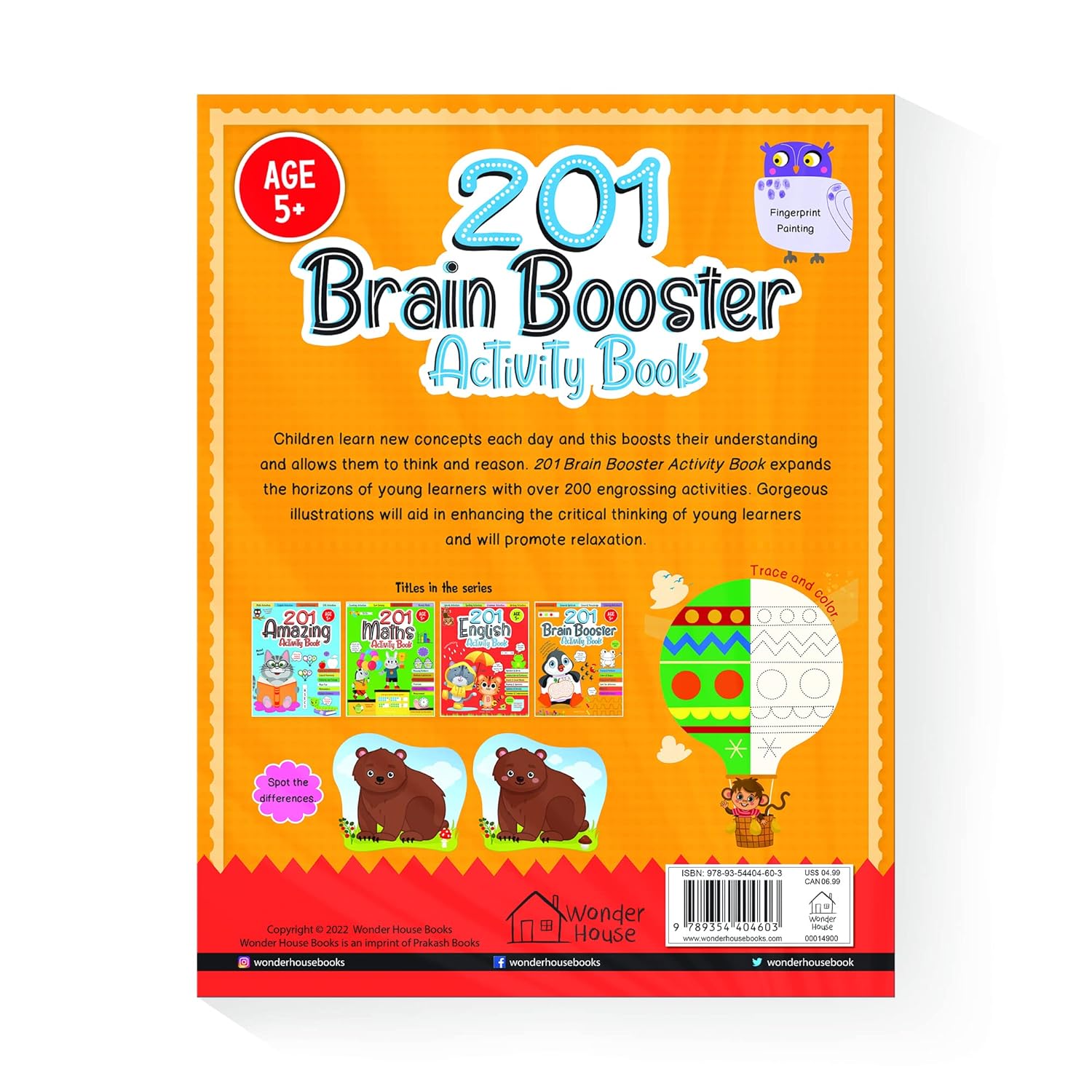 201 Brain Booster Activity Book - Fun Activities and Exercises For Children | Paperback