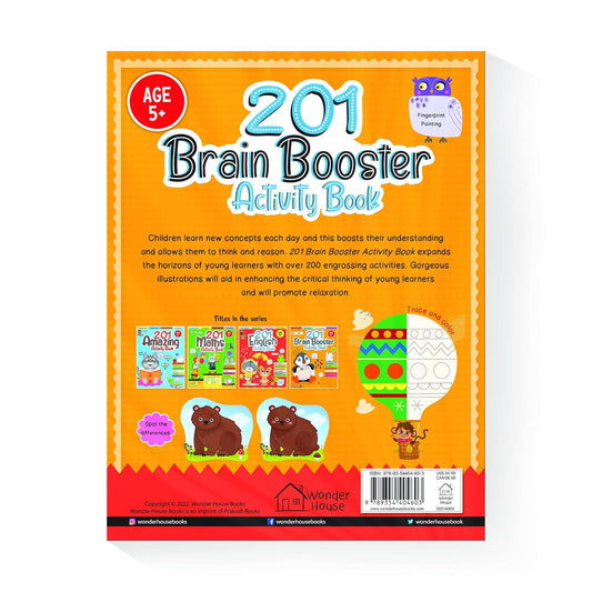 201 Brain Booster Activity Book - Fun Activities and Exercises For Children | Paperback