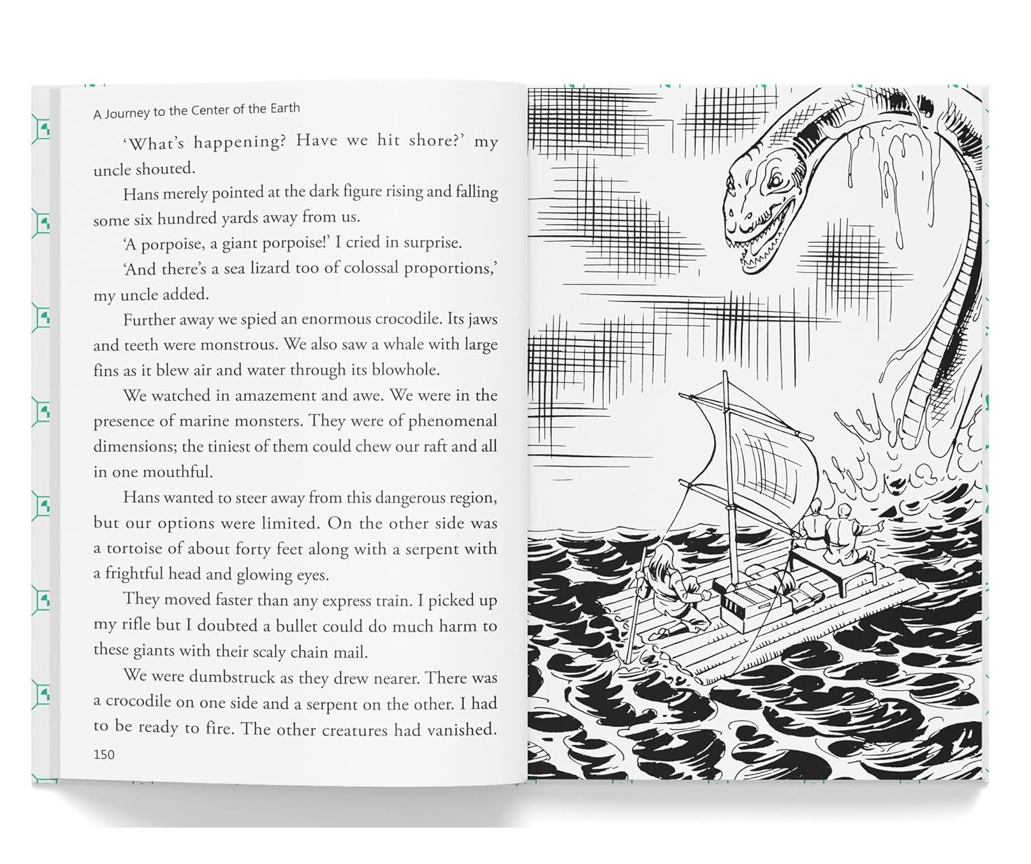 Journey To The Center of The Earth: Illustrated Abridged Children Classics English Novel With Review Questions (Hardback) Book