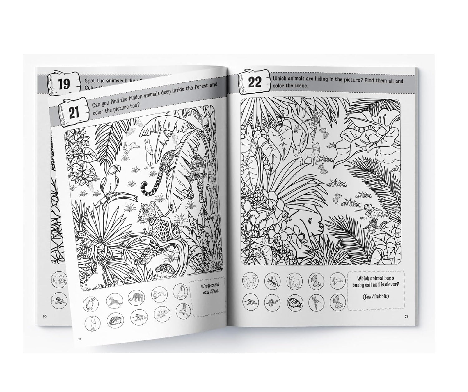 Lots to Spot In The Jungle: Search, Find and Color Activity Book