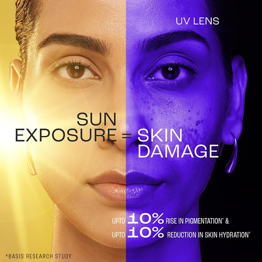 Lakme SPF 50 PA++++ Sunscreen Lotion for Bright Skin | In Vivo Tested | UVA UVB Blue Light Protection | Water light| No White Cast | Niacinamide| For All Skin Types | 50 ml