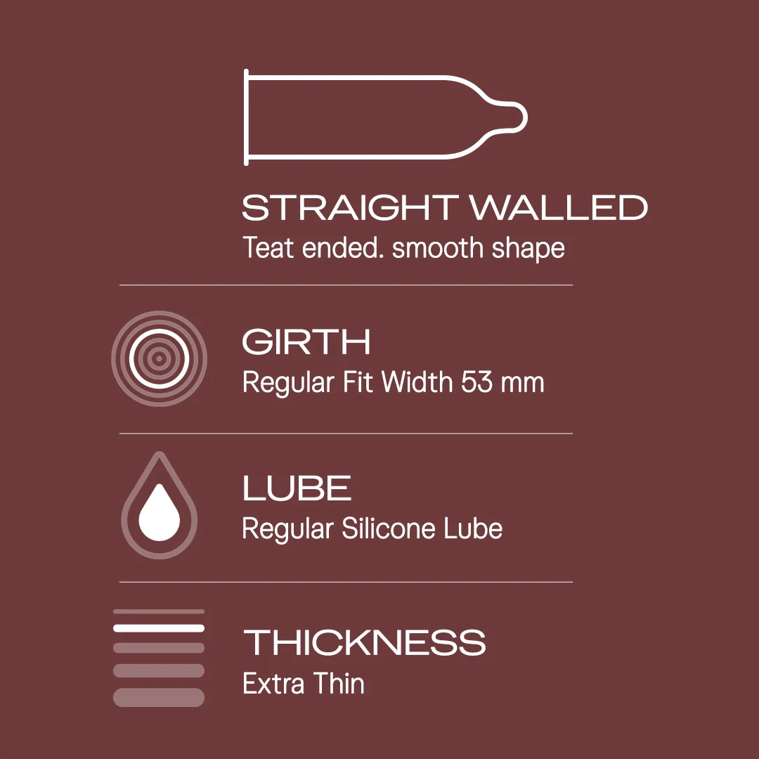 Durex Extra Thin Intense Chocolate Flavoured - 12 Condoms