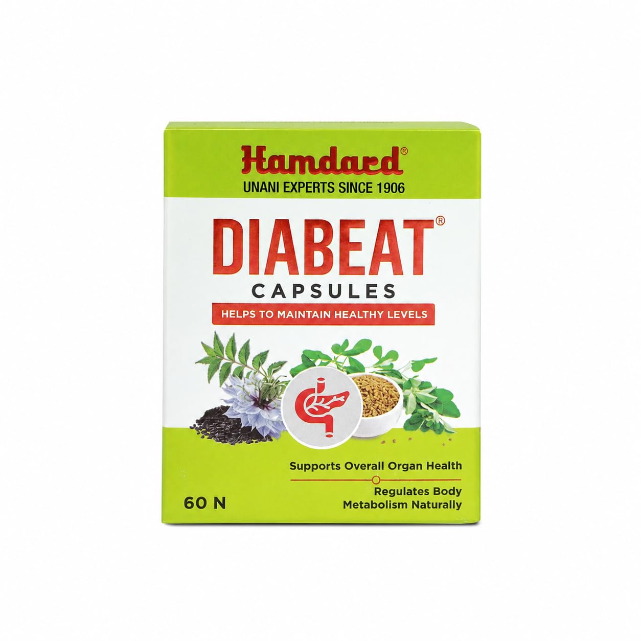 Hamdard Diabeat (60 Capsules)