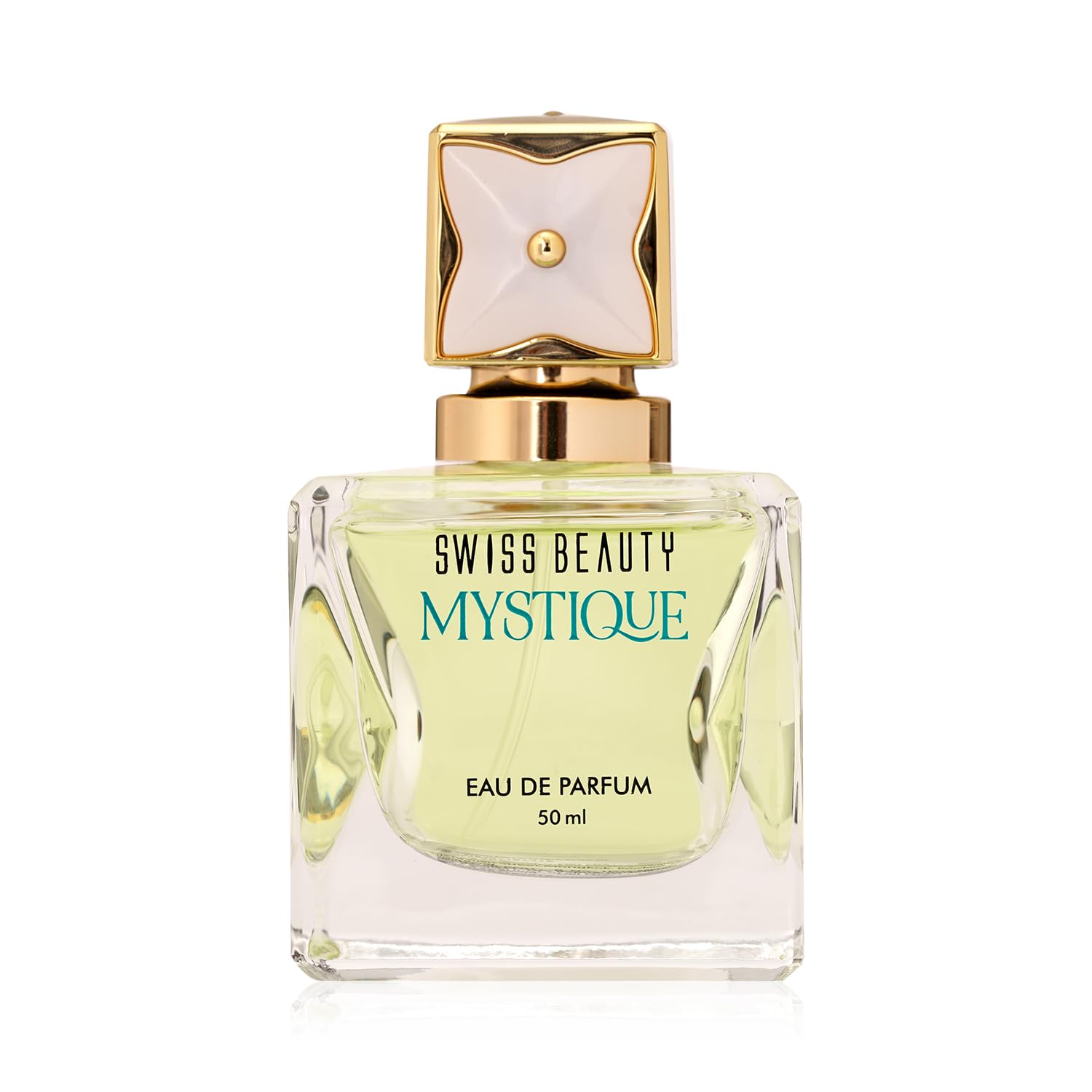 Swiss Beauty Mystique EDP | Long-Lasting | Ideal For Gifting | Everyday Wear | Top Note: Pink Pepper | Middle Notes: Rose & Raspberry Flowers | Base Note: Amber | 50ml
