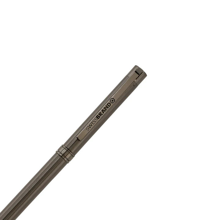 SWISSBRAND Glide 2530 Gunmetal finish Ballpoint Pen with Gunmetal trim
