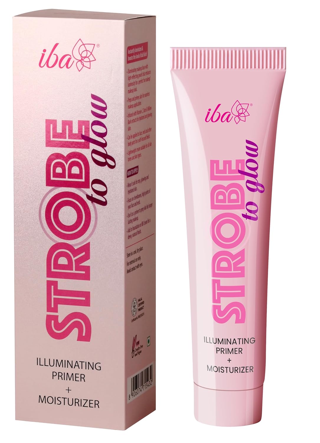 Iba Strobe to Glow Illuminating Primer + Moisturizer, 25gm