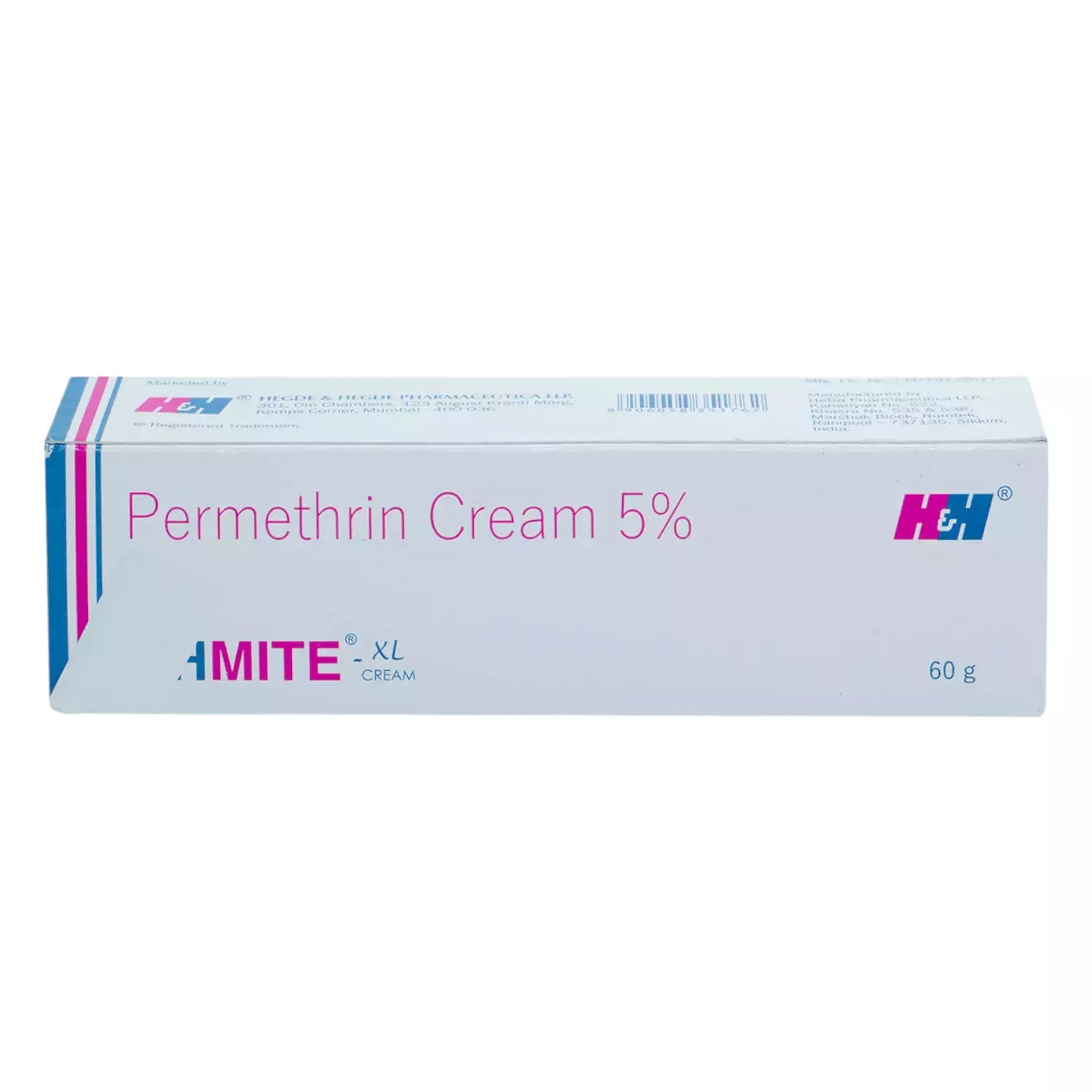 HHMITE-XL Cream (60gm) For Pediculosis, Crab louse infections