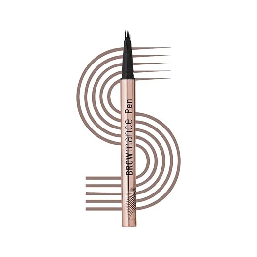 Swiss Beauty BROWmance Pen | Fills In Sparse Hair | 8-Hour Stay | Waterproof | Shade- 01 Light Brown | 1ml