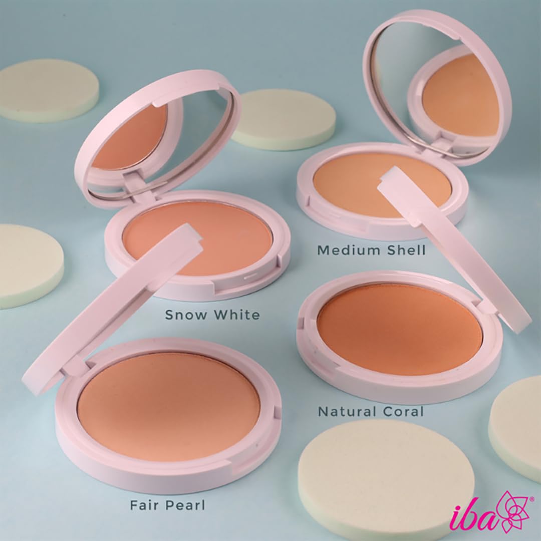 Iba Primer + Foundation + Compact Base Combo - Natural Beige | Long Lasting, Full Coverage Base Makeup