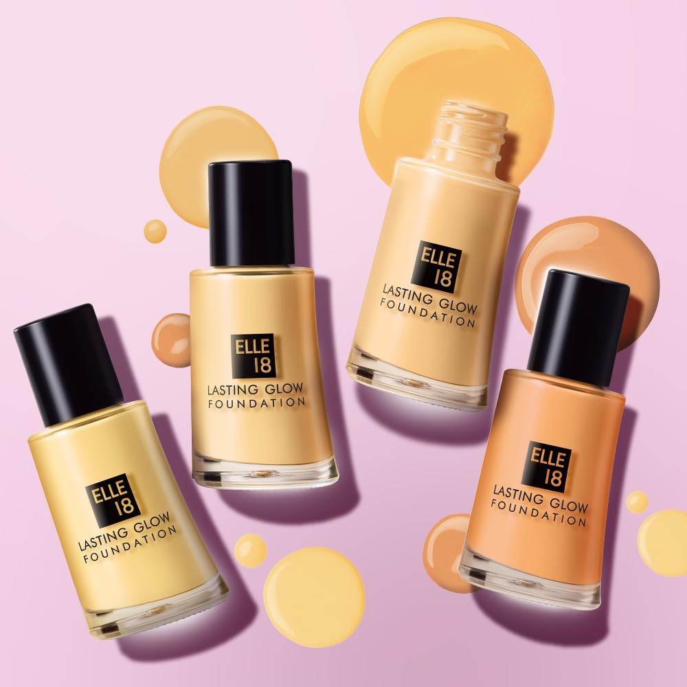 Elle 18 Lasting Glow Foundation|| 02 Marble|| 27 ml