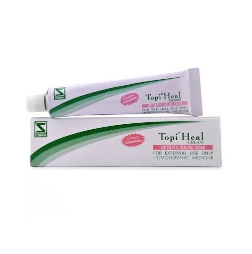 Dr Willmar Schwabe India Homoeopathic Topi Heal Cream (25gm) for Reduces pain Rash Itching