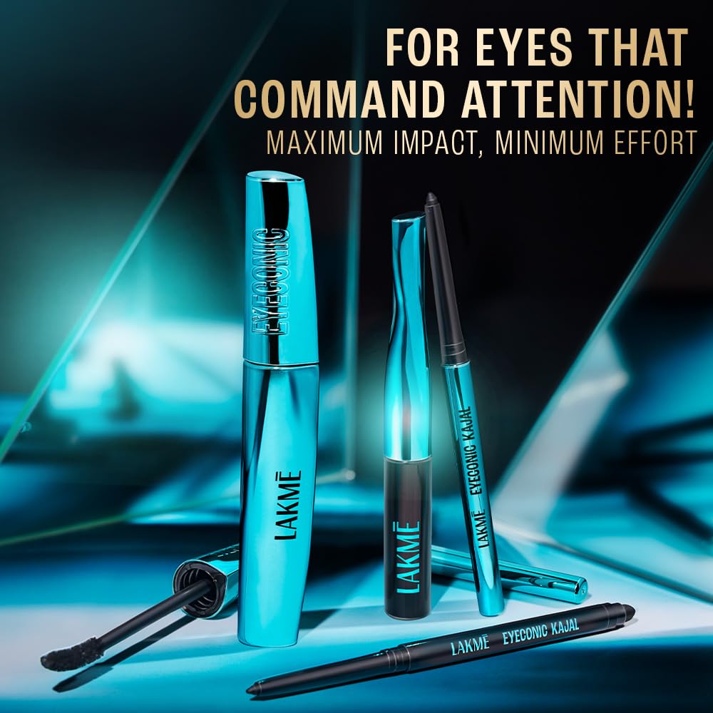 LAKME 9to5 Eyeconic Waterproof Liquid Eyeliner, Intense Black, 4.5 ml