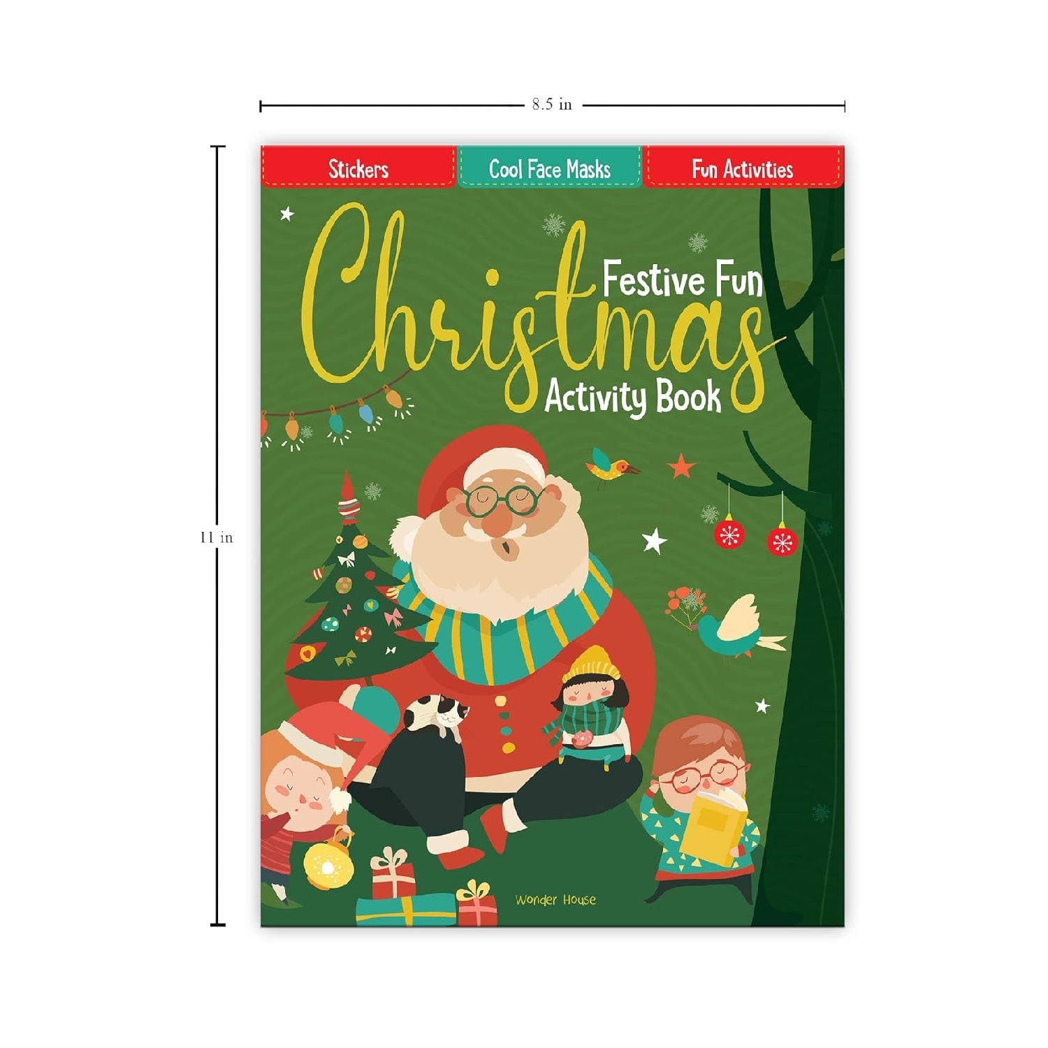 Christmas Activity Book for Children – Festive Fun Puzzles, Coloring, Mazes & More - Paperback