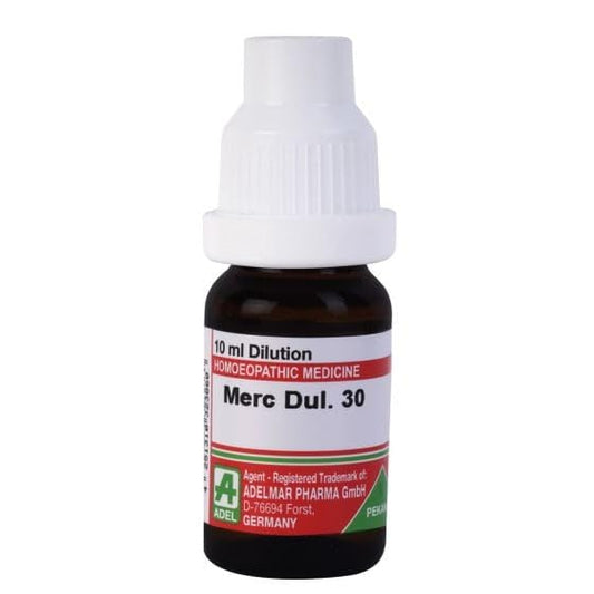 Adel Homeopathy Merc Sol Dilution - 30 CH - 10 ml