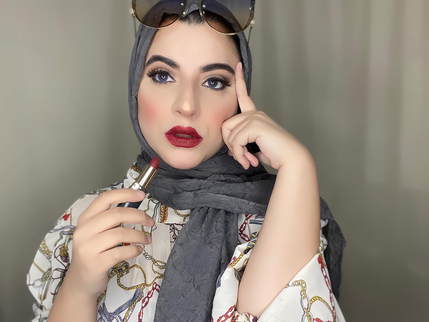 Iba Long Stay Matte Lipstick for Women- M08 Burgundy Red, 4g