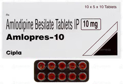Amlopres 10mg Tablet – 10 Tablets For Hypertension (high blood pressure)