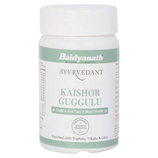 Baidyanath KAISHOR GUGGULU 120Tablets for ulcers, leprosy, boils, fistula, sciatica
