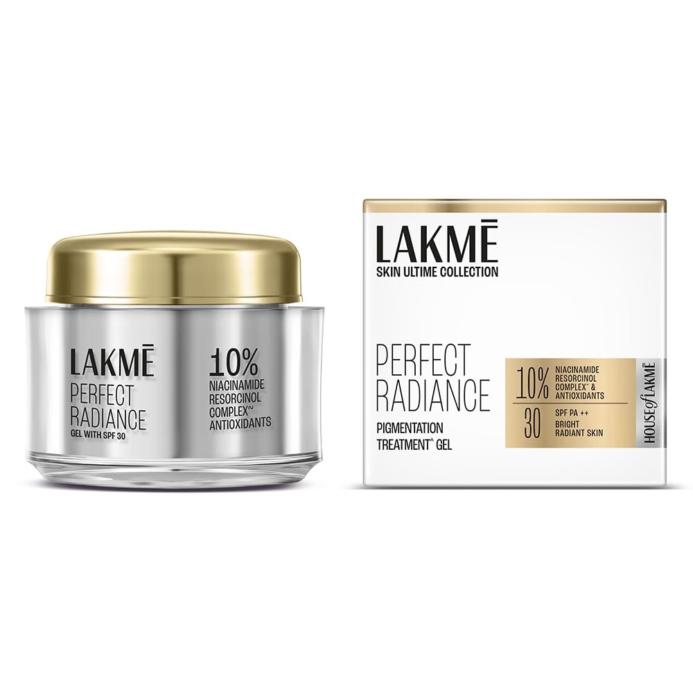 Lakme Perfect Radiance Pigmentation Treatment Gel with SPF 30 PA++ with 10% Niacinamide Resorcinol Complex & Antioxidants, 50g