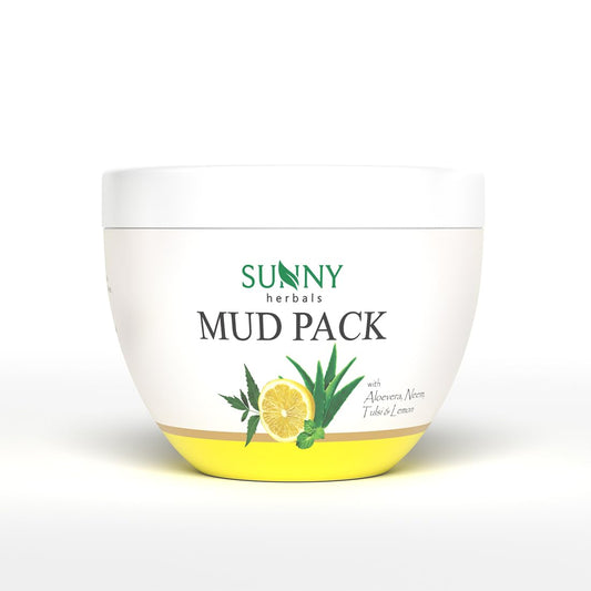 Bakson’s Sunny Mud Pack with Aloe Vera, Neem,Tulsi & Lemon 150gm for skin infections dry skin