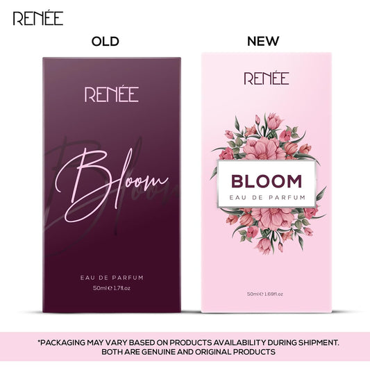 RENEE Bloom Eau De Parfum 50Ml | Premium Long Lasting Luxury Perfume Liquid | Notes Of Almond, Unisex Adult, Scent For All Occasions