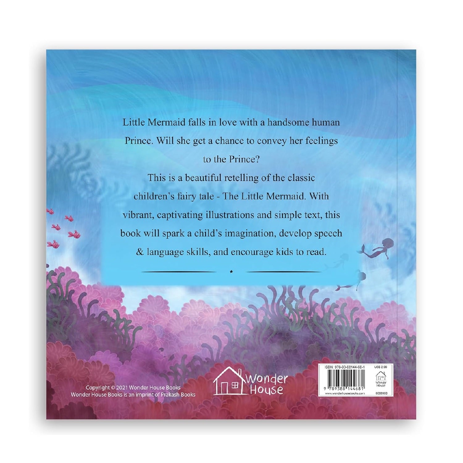 My First 5 Minutes Fairy Tales The Little Mermaid | Hardcover Book