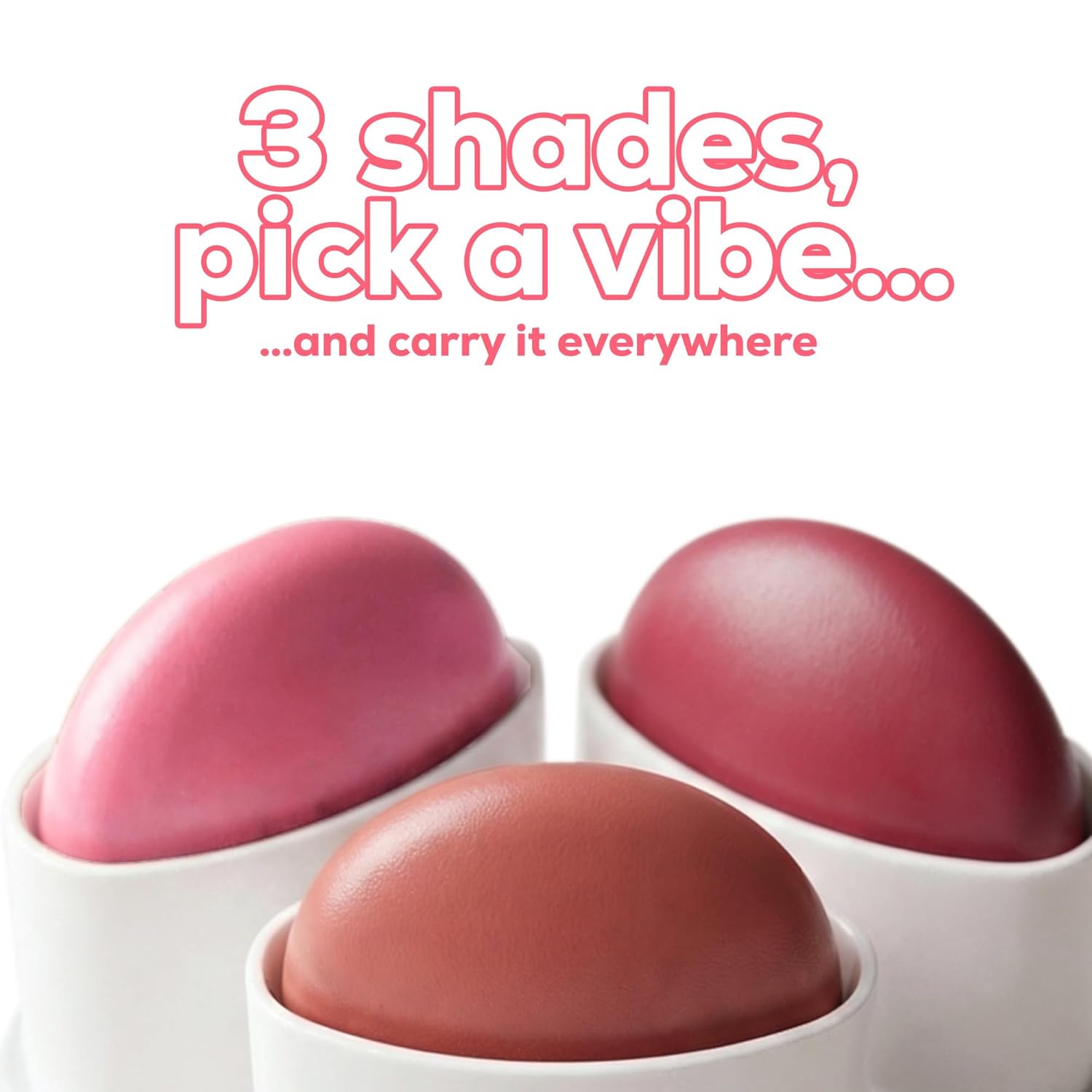 RENEE Blushie Blurring Blush Stick | Buildable Formula With Soft-Focus Matte Finish | Lightweight, Long-Lasting, Easily Blendable | With Hyaluronic Acid, Peptides & Vitamin E- Bubble Gum | 6.5g