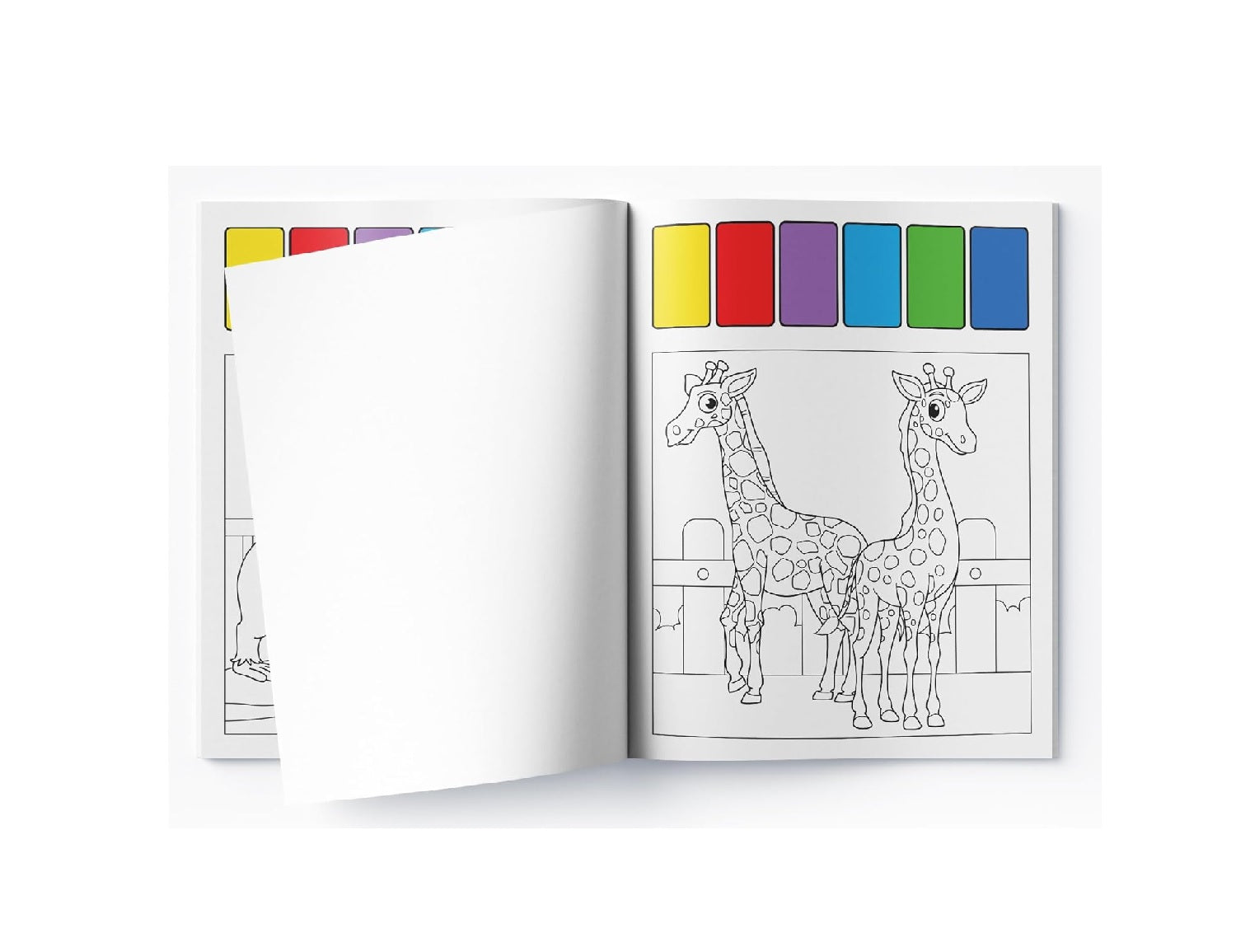 Pick and Paint Coloring Activity Book For Kids: Zoo World Paperback – Coloring Book