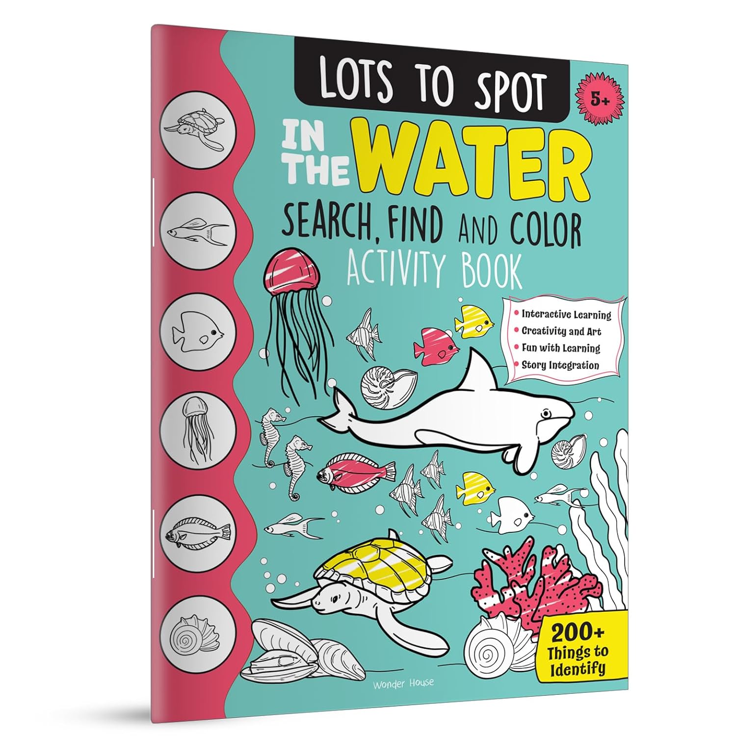 Lots to Spot In The Water: Search, Find and Color Activity Book Paperback