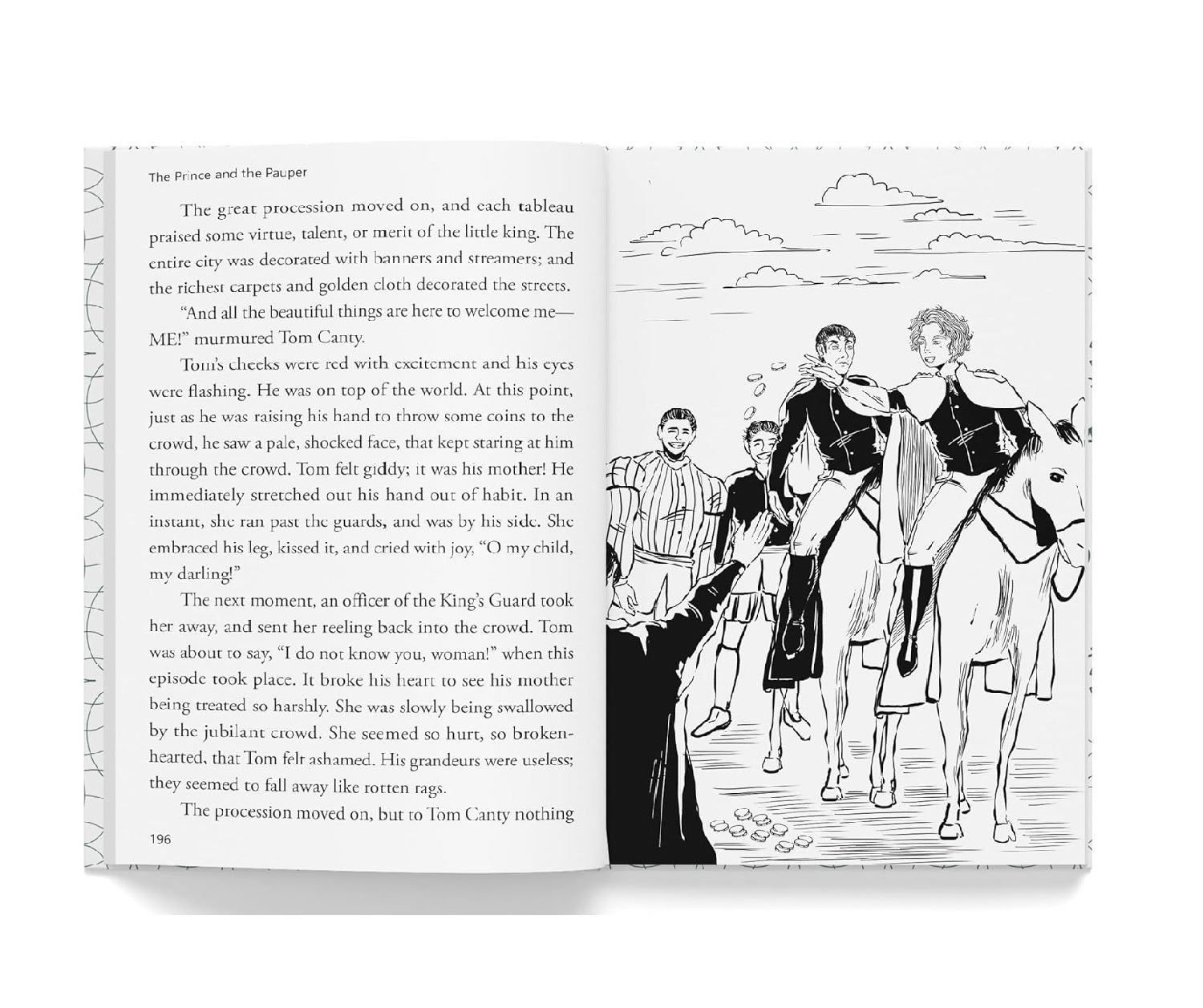 The Prince and the Pauper : Illustrated Abridged Children Classics English Novel with Review Questions Hardcover  Book