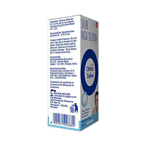 Otrivin Otrivin Saline, 10 ml Nasal Spray