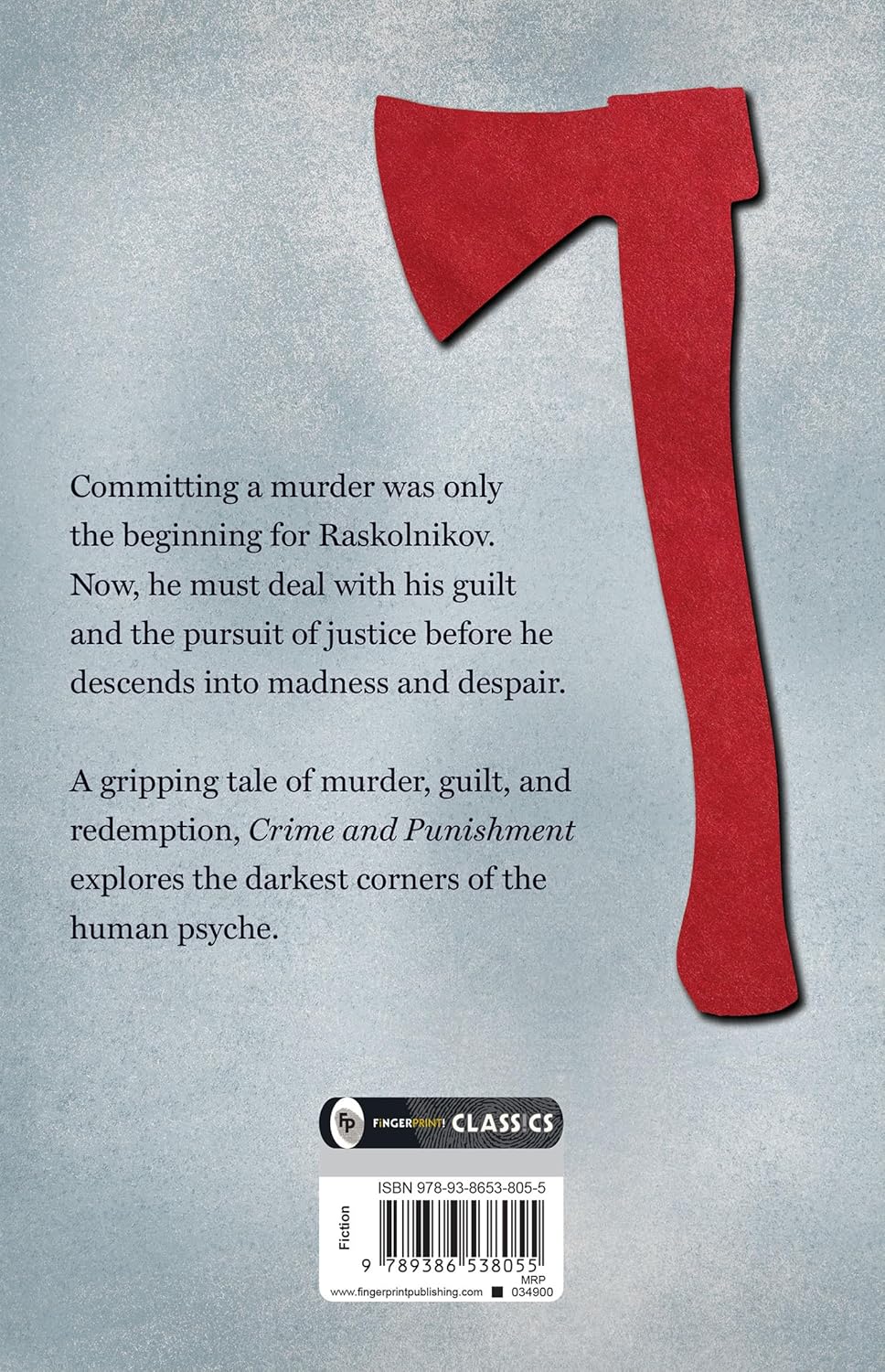 Crime and Punishment by Fyodor Dostoyevsky | Philosophy, Crime & Psychological Depth | Iconic Novel of Justice, Guilt & the Human Mind | Original Premium Paperback Edition Paperback book
