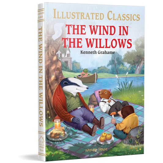 The Wind in the Willows : Illustrated Abridged Children Classics English Novel with Review Questions Hardcover  Book