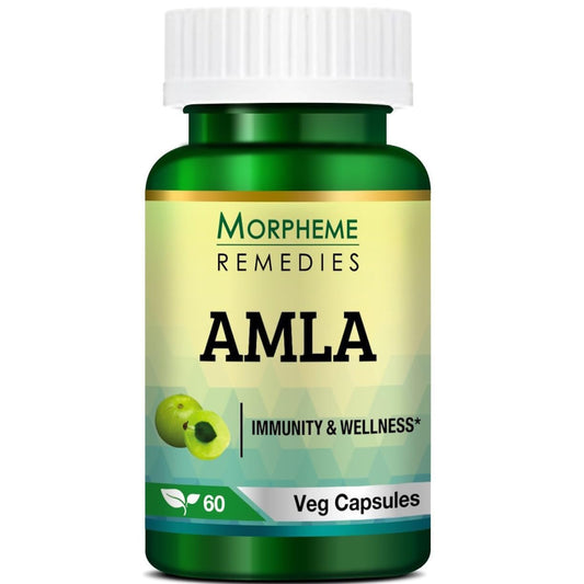 Morpheme Remedies Amla 500 mg - 60 Veg Capsules
