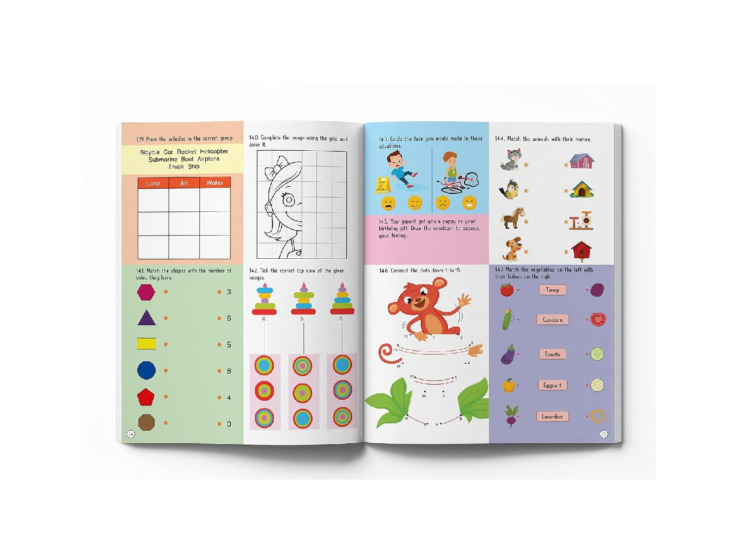 201 Brain Booster Activity Book - Fun Activities and Exercises For Children | Paperback