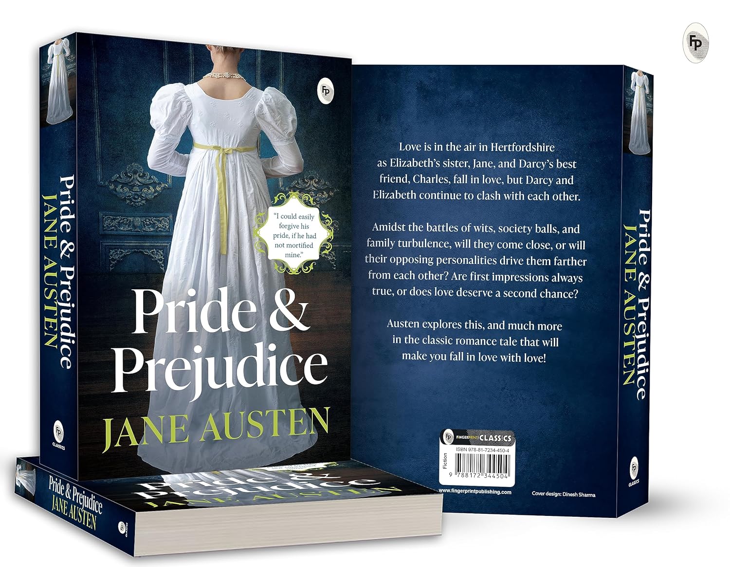 Pride and Prejudice | Classic Romance Novel by Jane Austen | Bestseller English Literature Classic on Love, Society & Self-Discovery | Premium Paperback Complete Edition Paperback