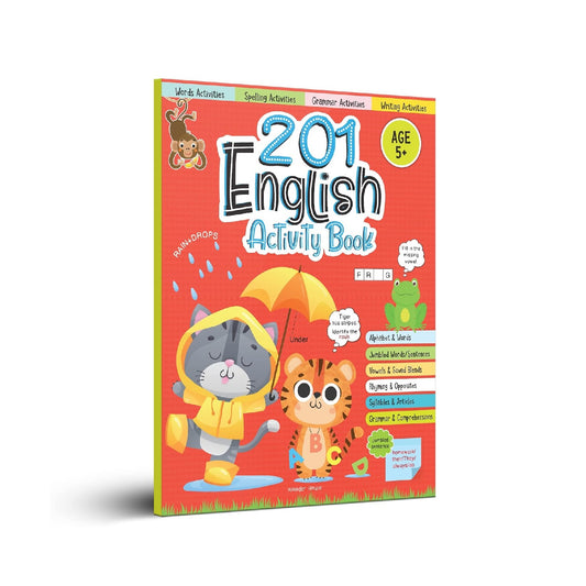 201 English Activity Book: Fun Activities and Grammar Exercises | Paperback
