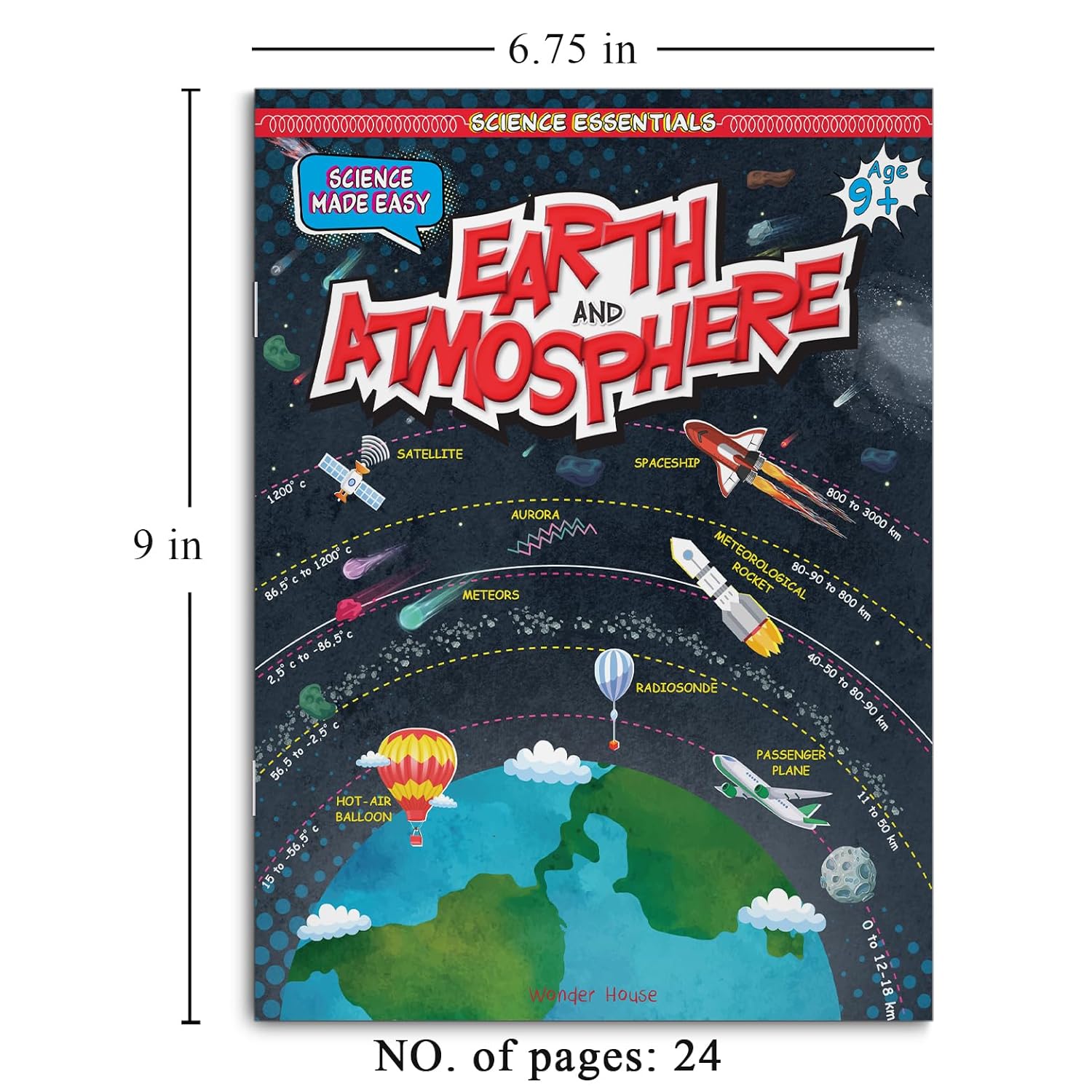 Science Essentials : Science Made Easy : Earth And Atmosphere Hardcover Book