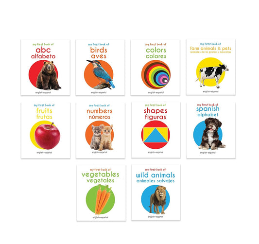 My First English - Español Learning Library (Mi Primea English - Español Learning Library) : Boxset of 10 English