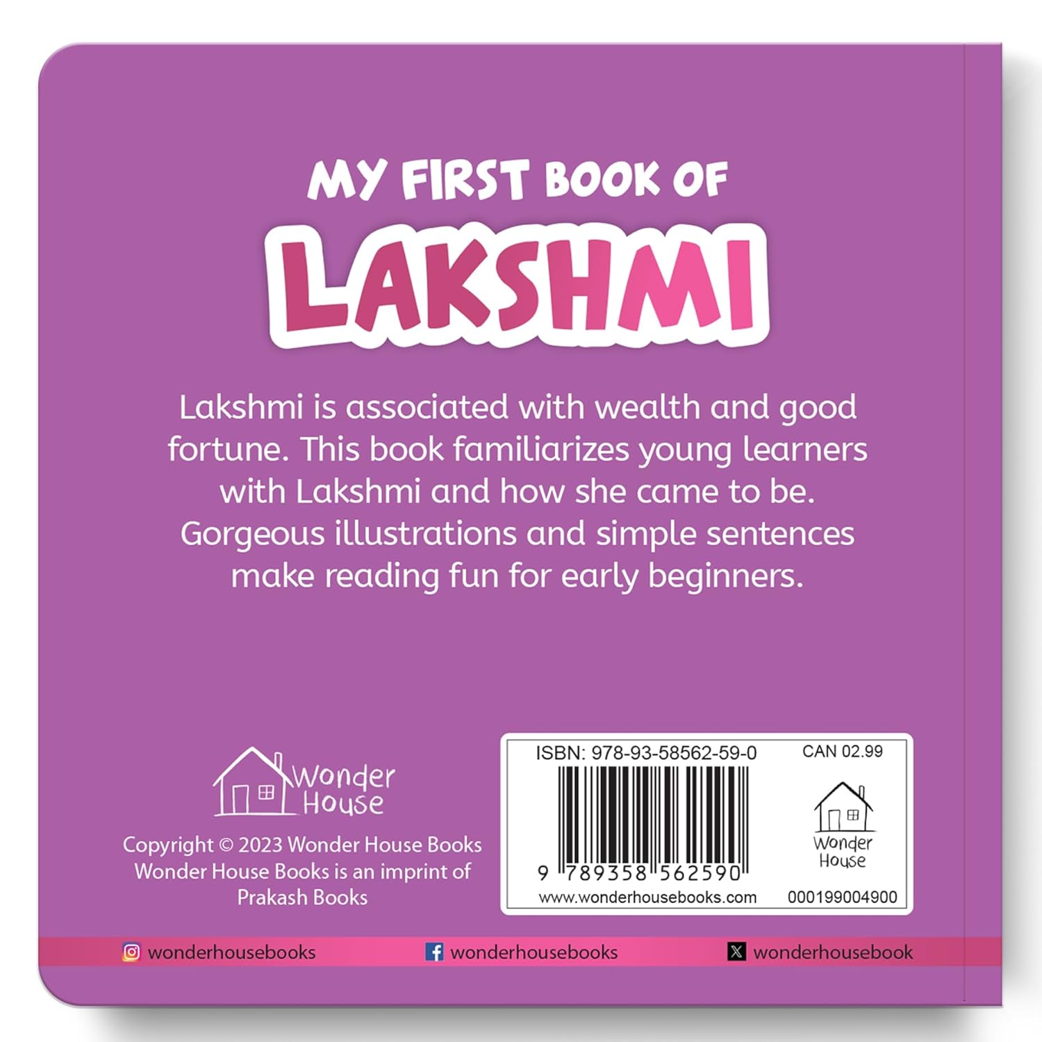My First Book of Lakshmi – Illustrated Board Book for Kids