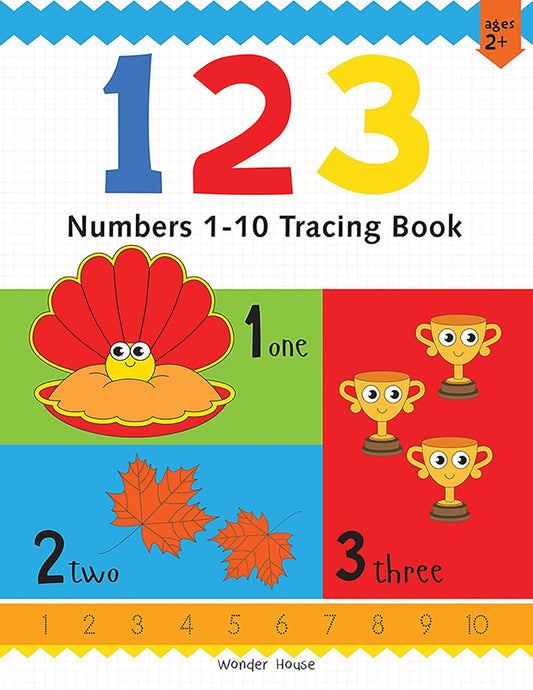 Preschool Activity Book: 123 – Numbers 1–10 Tracing Book for Kids Ages 3–5 | Paperback – Picture Book