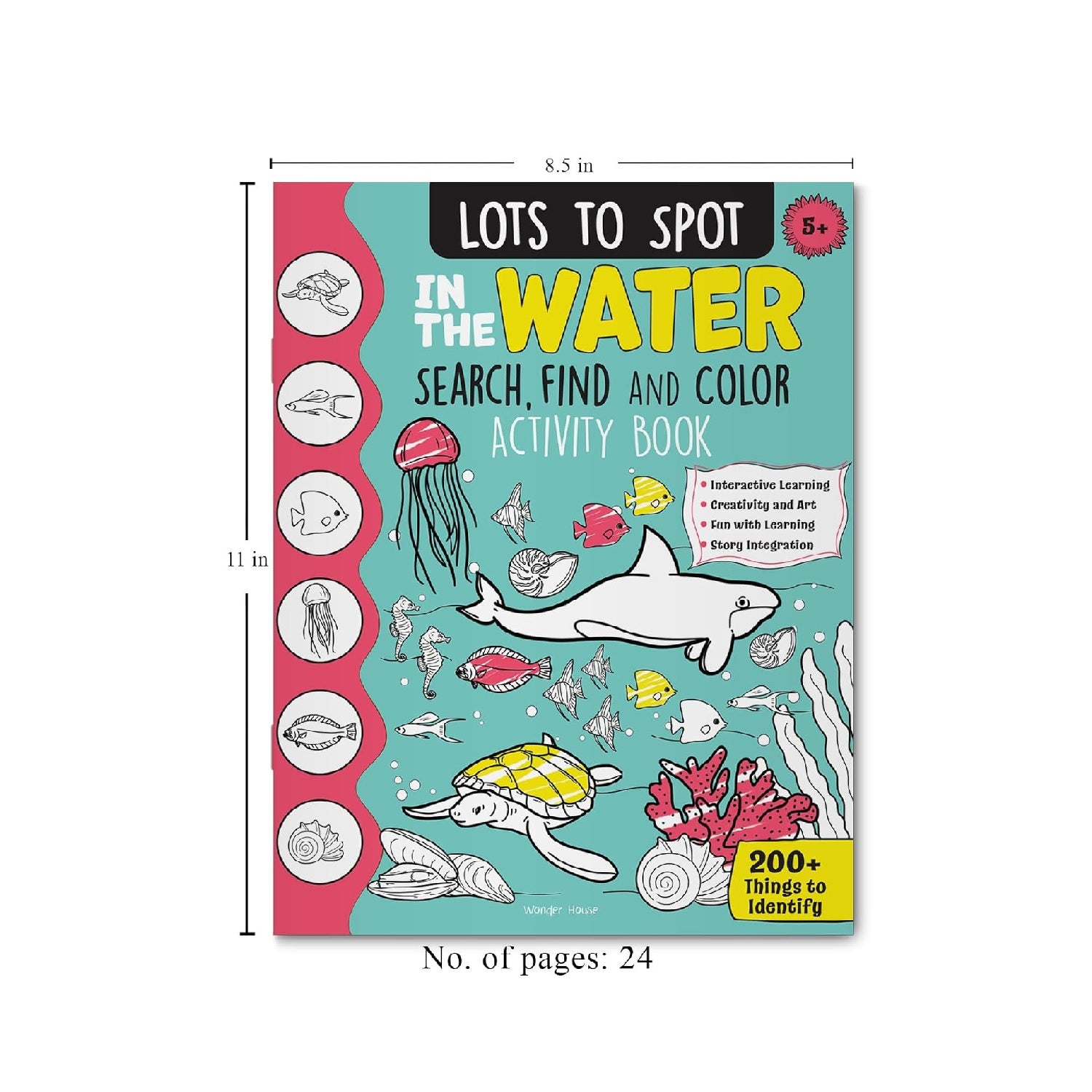 Lots to Spot In The Water: Search, Find and Color Activity Book Paperback