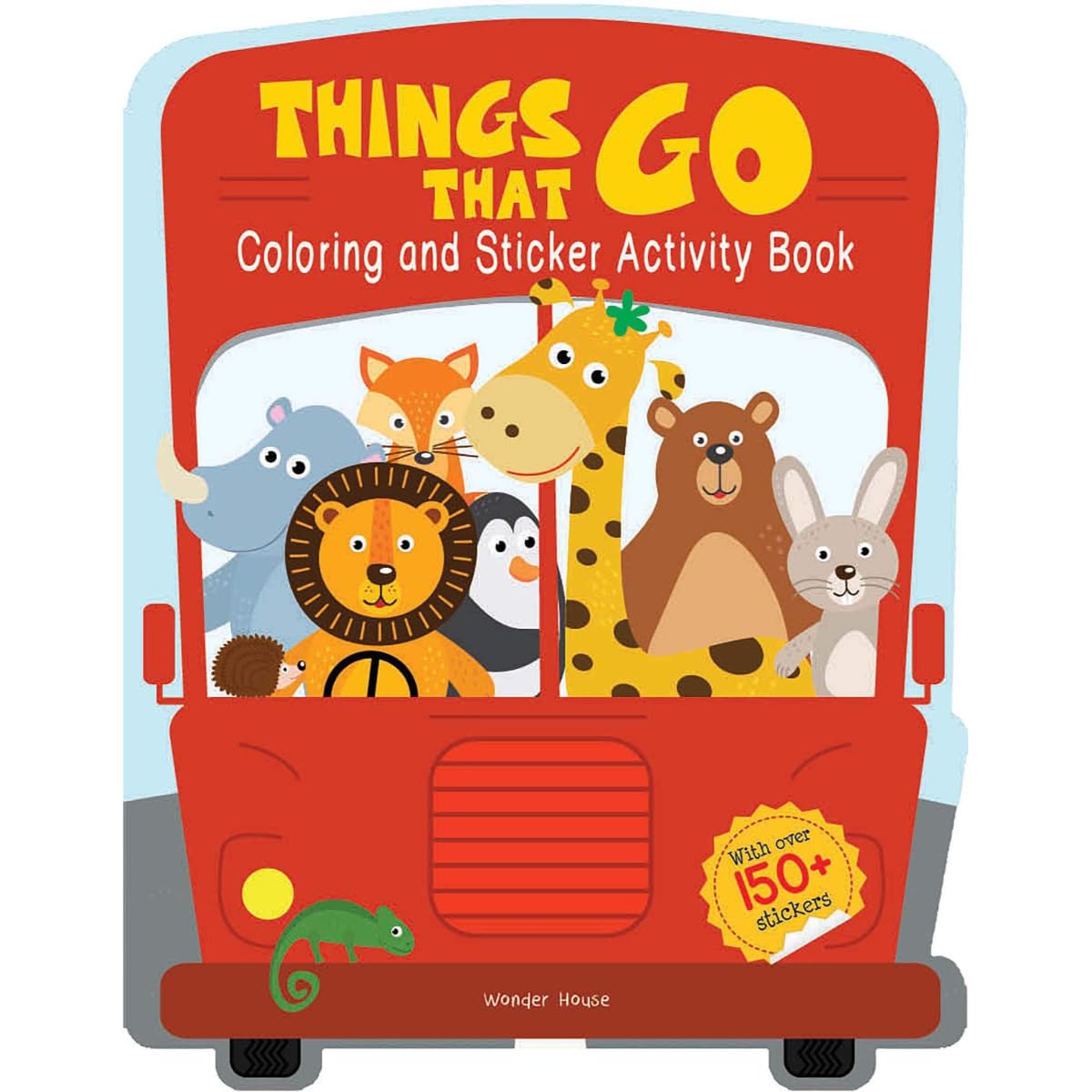 Things That Go - Coloring and Sticker Activity Book (With 150+ Stickers) Hardcover