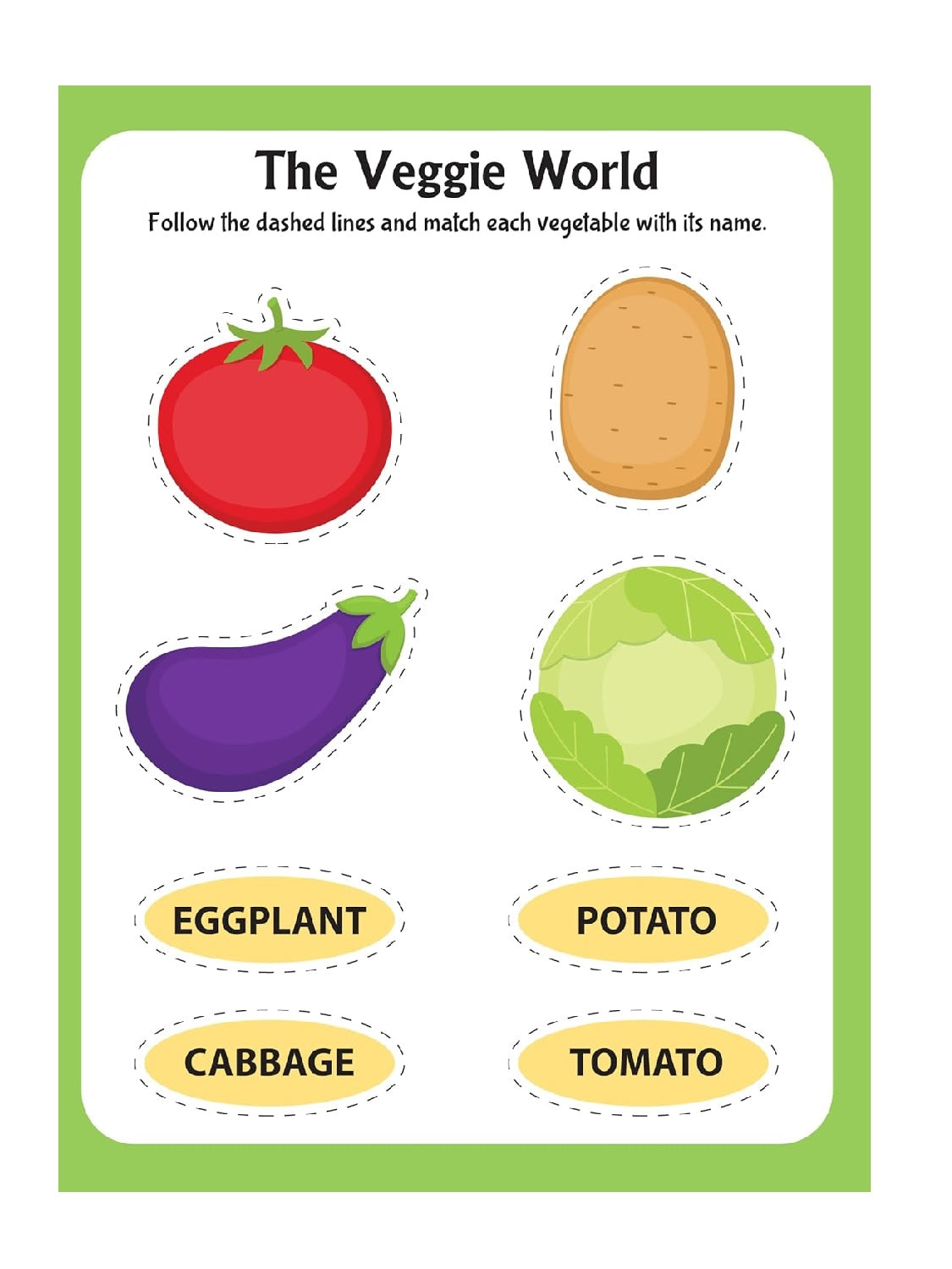 Tasty Foods Scissors Skills Activity Book for Kids