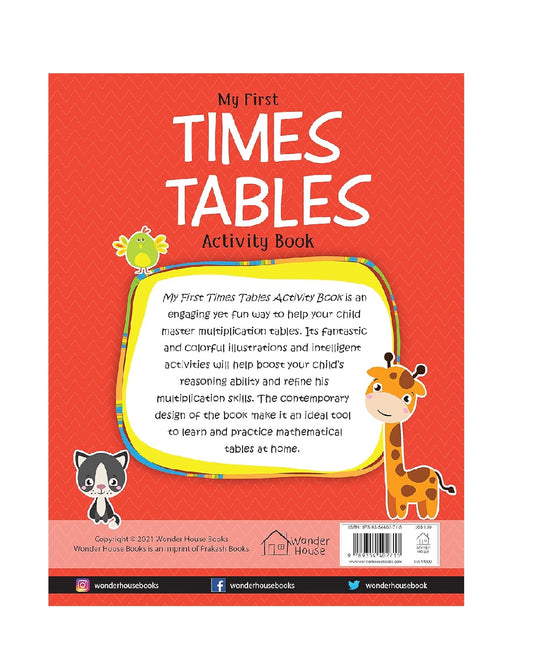 My First Times Tables Activity Book: Multiplication Made Easy | Ages 6–8 | Paperback