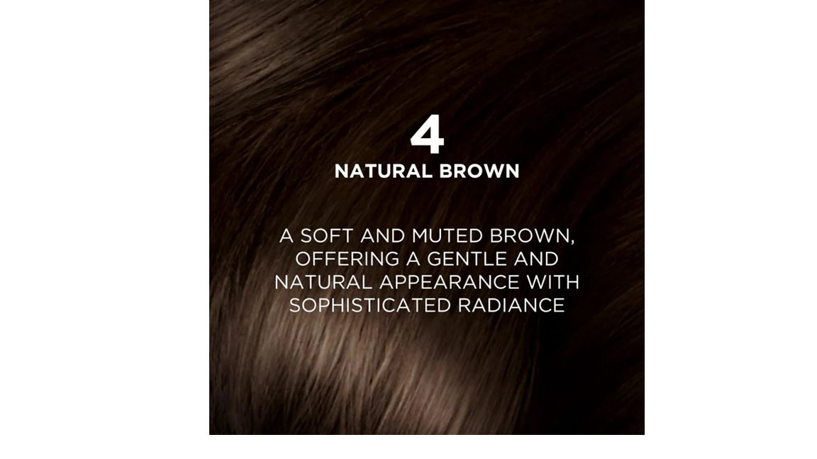 LOreal Paris Excellence Creme Hair Color, 4 Natural Brown - 72ml+100g