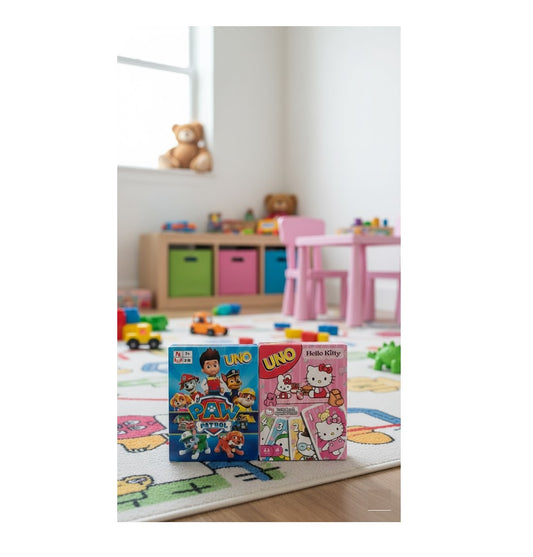 UNO Paw Petrol and UNO Hello Kitty Card Game Combo Playing with Friends & Family